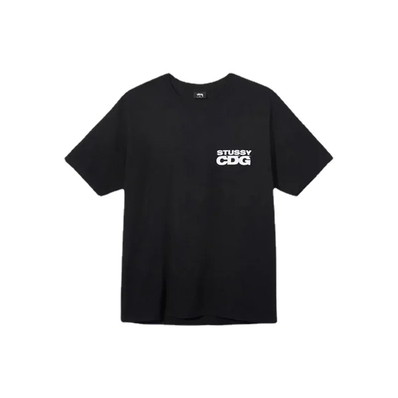 2024 Summer New with The Same High Quality Fashion Trend Cotton Skateboard Print Short Sleeve T-shirt for Men streetwear