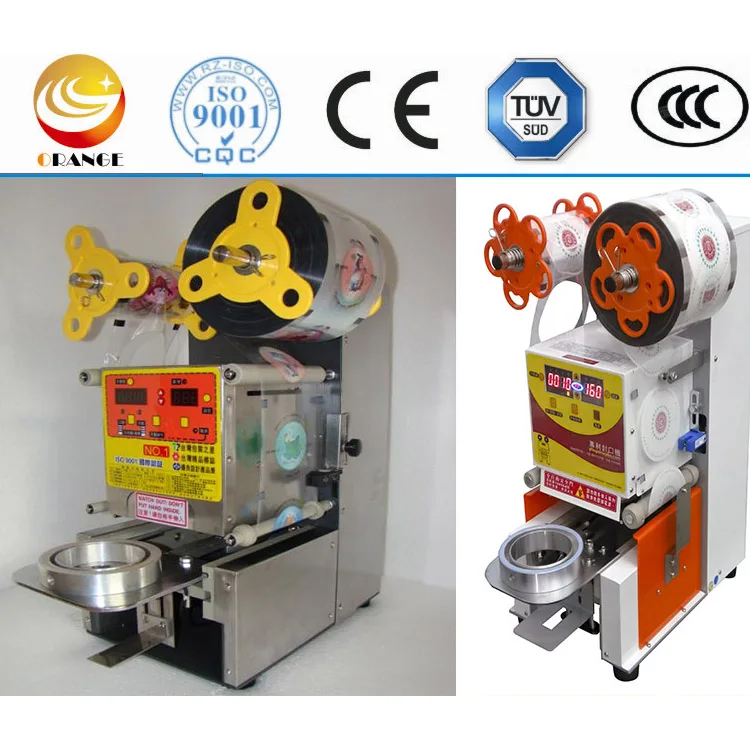 Hot sale disposable cup sealing machine/cup sealing machine