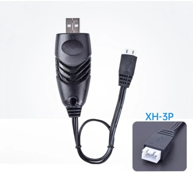 USB Charger 7.4V 2000mA XH-3P 2S Balance Li-ion Battery Charging for Electric RC Toys Aircraft Car XH3P USB Cable Charger