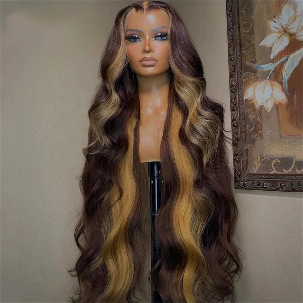 Preplucked Highlight Blond Body Wave 26Inch 5x5 Silk Base Glueless  Jewish Human Hair Wig Baby Hair HD Lace European Hair