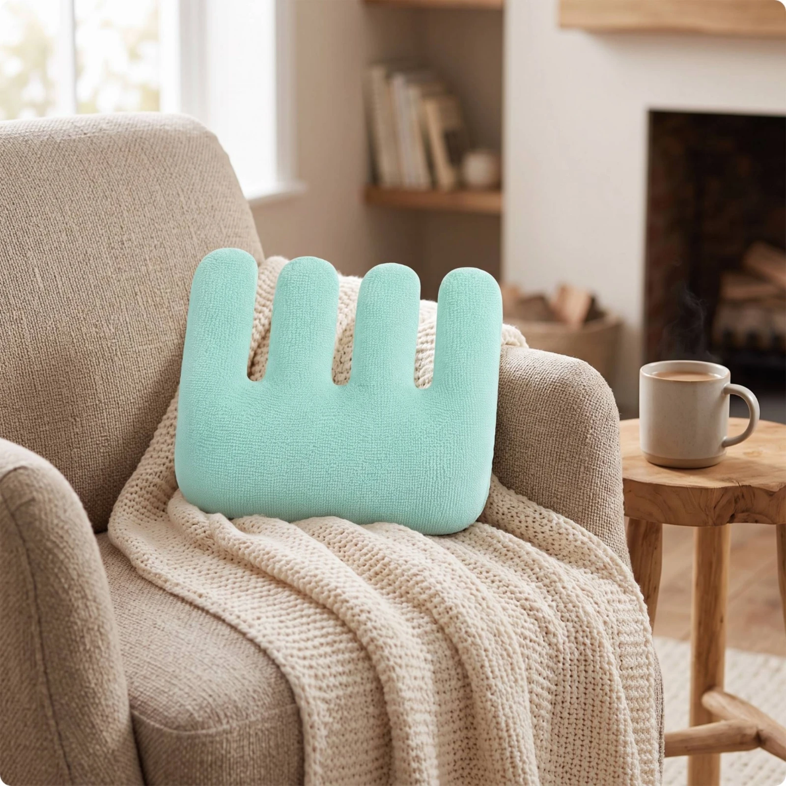 Finger Separator Pad Cushiony Finger Separator with Securing Band Hand Grip Training Pad Reusable Hand Grip Cushion Lightweight