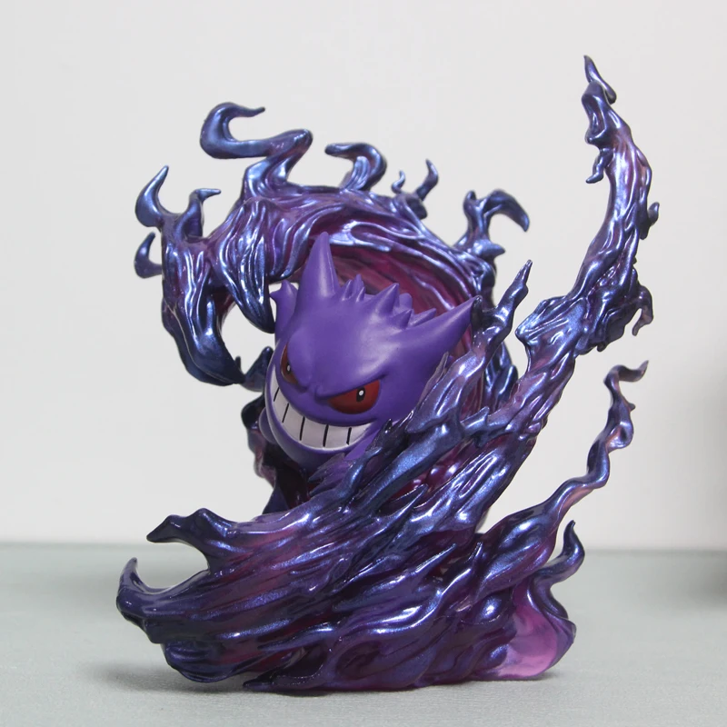 Pokemon Gengar Anime Figure Sun Snorlax Ghost Claw Action Figurine 18cm Pvc Statue Model Desk Decoration Collection Toy Kid Gift image 2