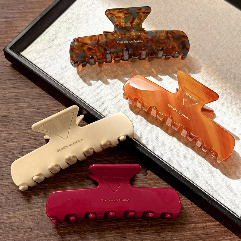 

New Arrival: Women's Half-Up Hairstyle Bougainvillea Hair Clip Premium Acetate Hair Clip Shark Clip Hair Accessory