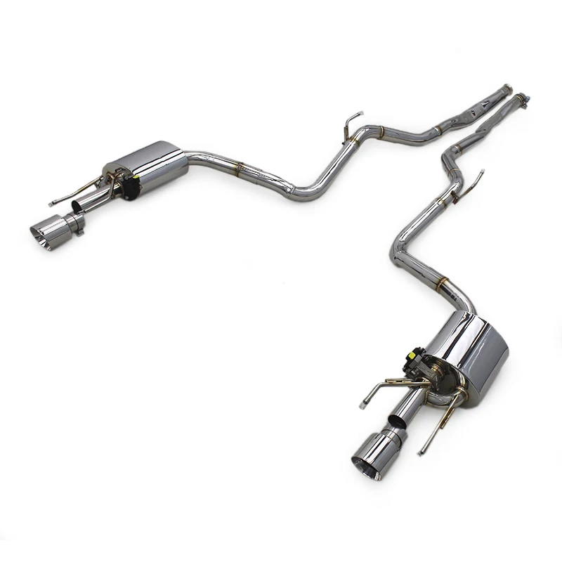 YD Customized Catback Exhaust For Mercedes-Benz S350 W221 2005-2012 Stainless Steel Exhaust Pipe Valves Muffler Exhaust System