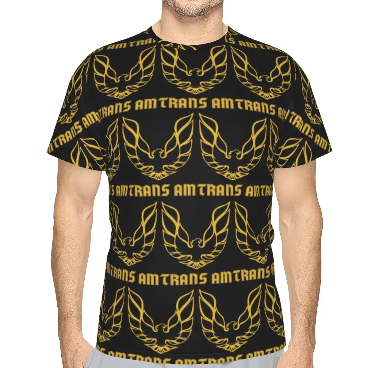Trans Am Firebird Bandit Golden 100% Cotton T-Shirt Men'sFashion T Shirts Men O-Neck Short Sleeve