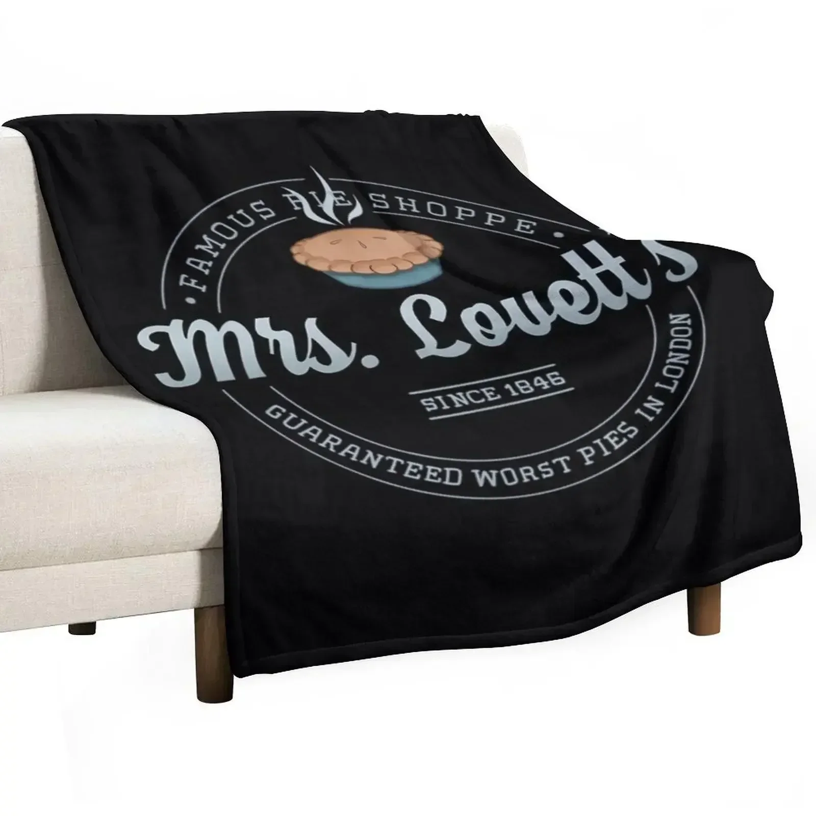 

Mrs Lovett's Pie Shoppe Throw Blanket For Sofa Thin Flannels blankets and throws Blankets