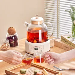 1.2L Intelligent Tea Maker Home Electric Kettle Office Appointment Glass Flower Teapot Multifunctional Health Insulation Kettle