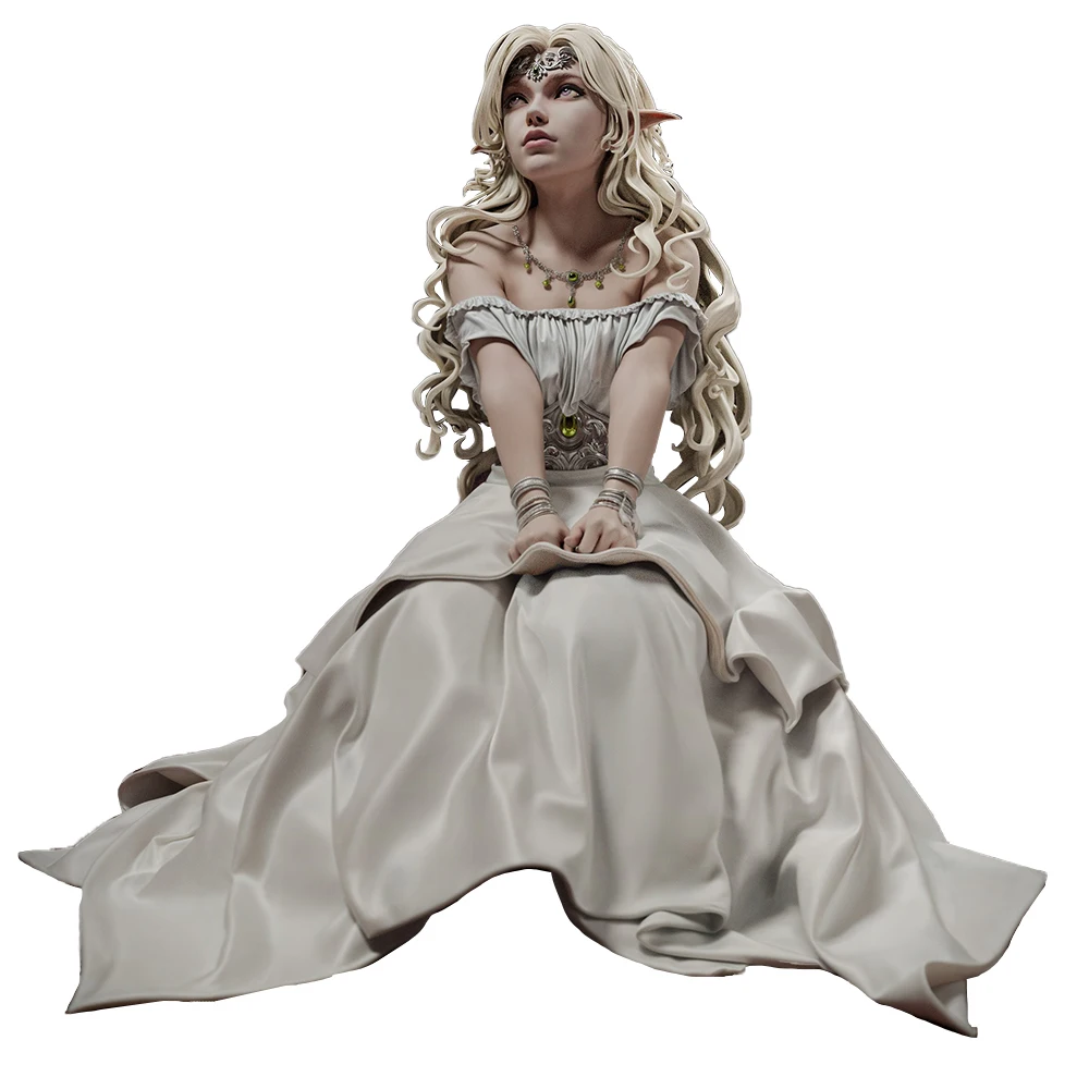1/18 エルフプリンセス ミニチュア フィギュア |   高精細3Dプリントレジンキット |   未塗装ファンタジー職人コレクタブル |   A2758を日本語に翻訳してください