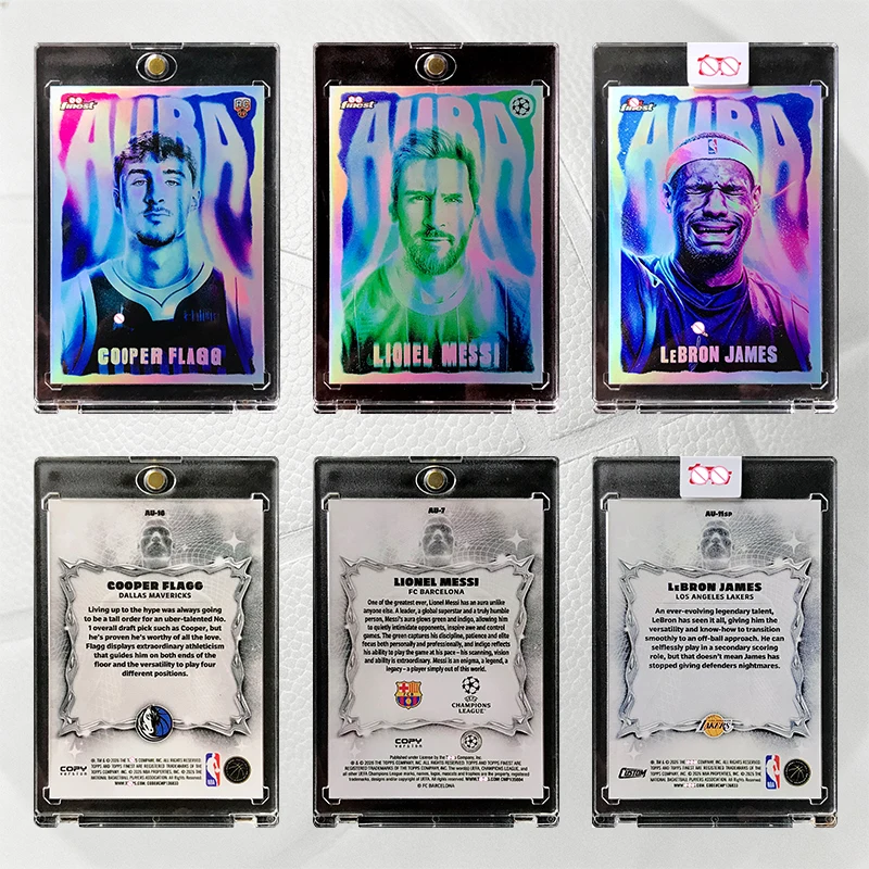 Collectible Card 2026Finest Messi James Flag AURA Special Edition Atmosphere Portrait Reproduction Custom Card