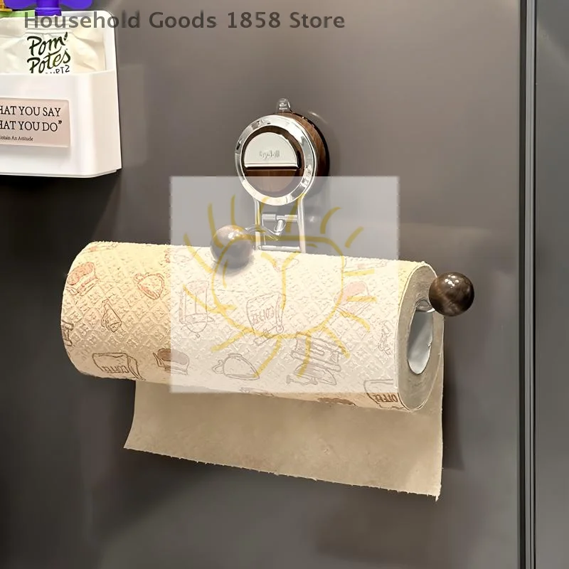 

Держатель для кухонных бумажных полотенец на присоске, держатель для туалетной бумаги из нержавеющей стали, вешалка для салфеток, держатель для рулонов для аксессуаров для ванной комнаты
