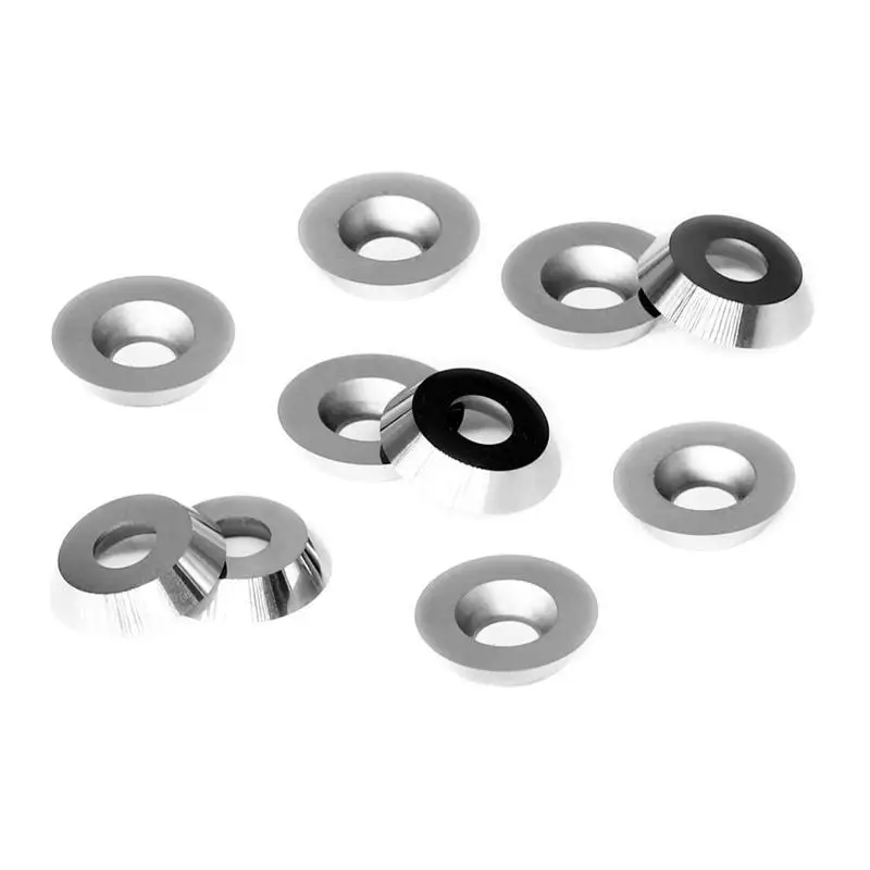 652F 10x 12mm Round Inserts Cutters Knives Replacement Blade for w/ Screw RPMW1003MO VP15TF for DIY Woodworking