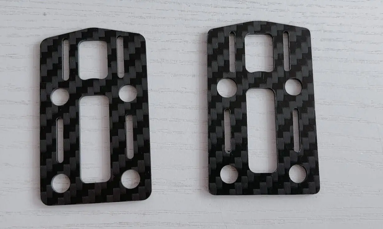 2 pièces de rechange pour train d'atterrissage en Fiber de carbone, cadre pour ZMR250 QAV250 250mm Mini FPV Quadcopter