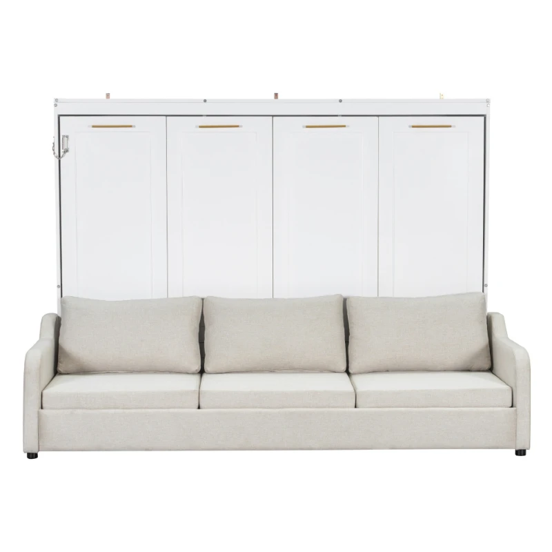 With storage function, bedside ambient light sofa bed, bedroom furniture