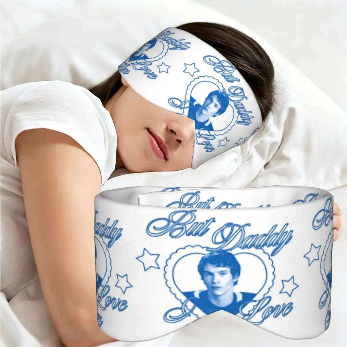 Ilya But Daddy I Love Heated Rivalry sleep eye mask Portable Eye Cover for Girls Boys Home Sleeping Party Gift Eyeshade eyepatch