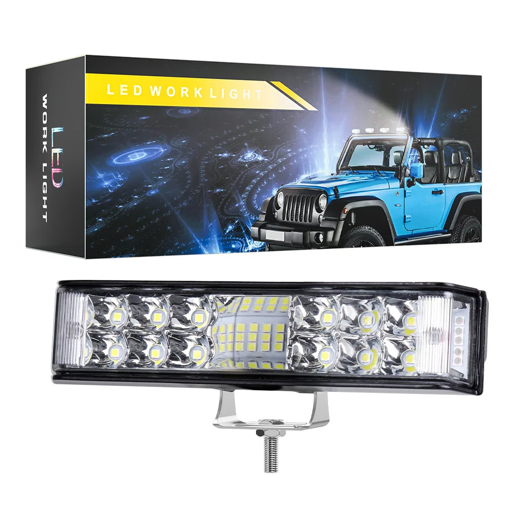 

2PCS Car LED Work light 102W Slim Bar Daytime Running Driving Fog Lamp Repair Lighting for Agricultural and Utility Vehicles