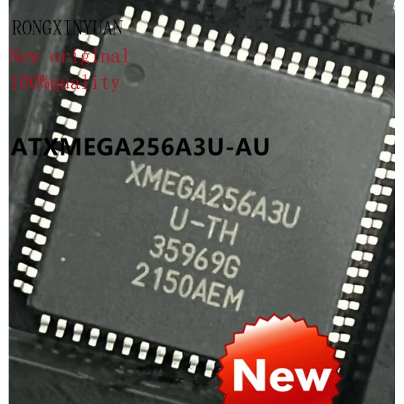 

5PCS New ATXMEGA256A3U-AU ATXMEGA 256A3 TQSP64 Chip