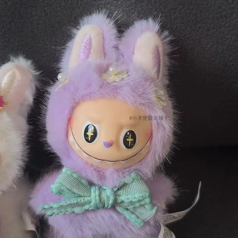 Voor/Kleur Labubu4.0 Hart Wachtwoord Serie Tie Dye Kleding Leuke Kleding Accessoires Diy Oogstickers