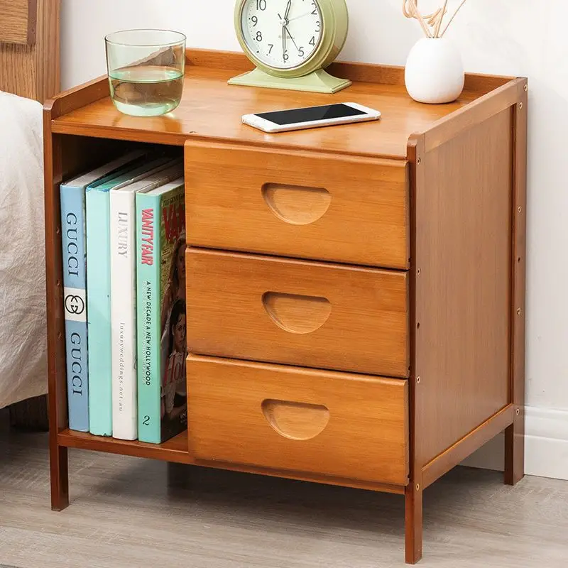 AOLIVIYA Minimalist White Nightstand Bedside Table Storage Shelf Drawer Cabinet Modern