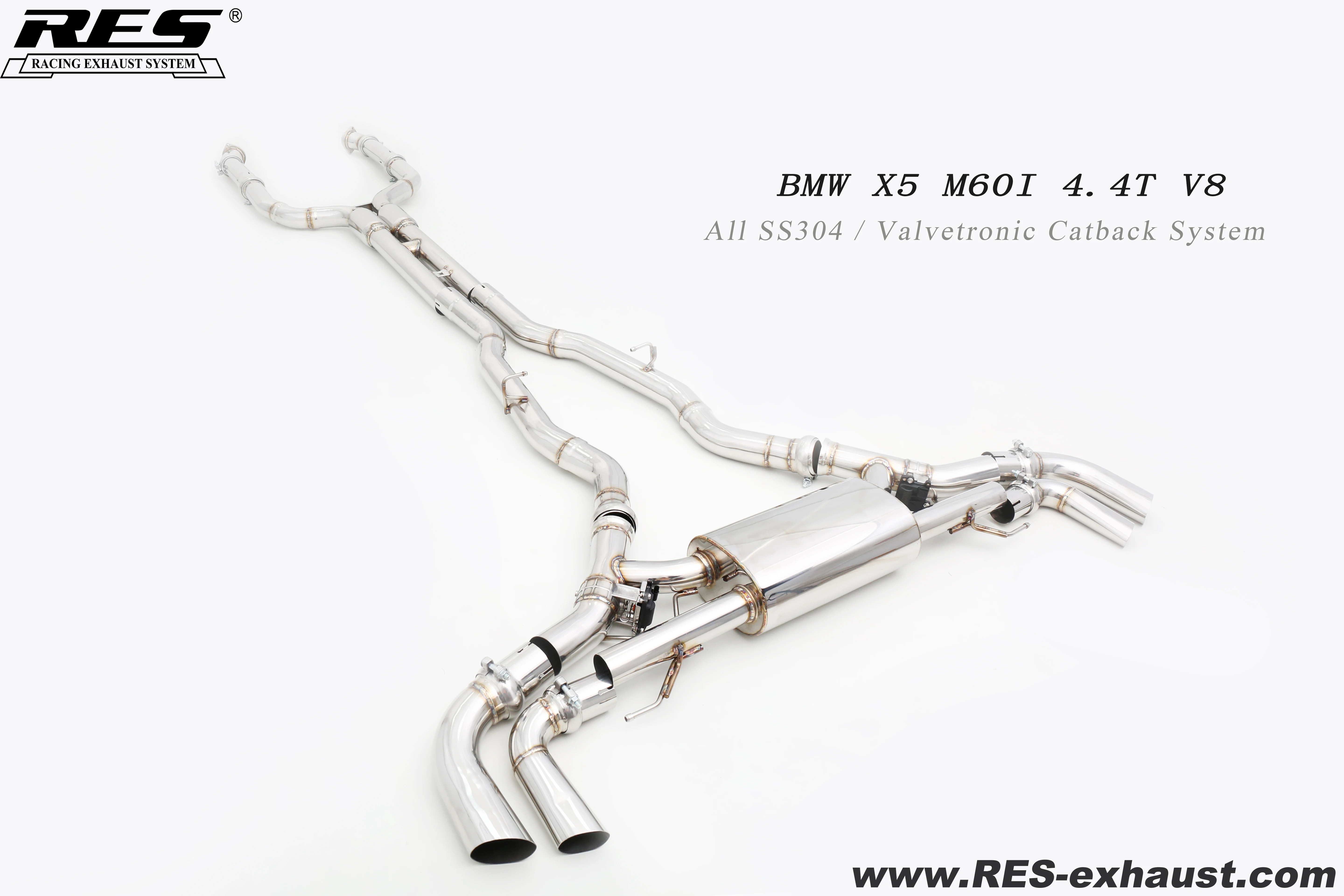 Bmw Exhaust Tips Performance Valvetronic Exhaust Systems For BMW X5 Stainless Catback Exhaust System For BMW X5 M60i