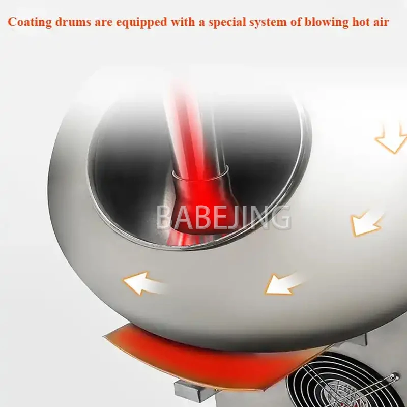 Almond Nut Candy Coating Machine Peanut Chocolate Sugar Coating Machine for Confectionery Processing