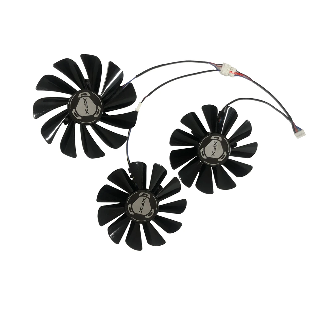 3Pcs/Set,CF1010U12S,Graphics Card Fan,Video Cooler,For XFX RX 5700 XT RX 5700XT 8G