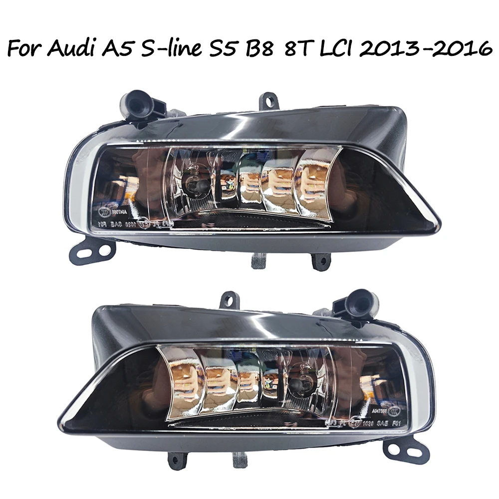 

For Audi A5 S-line S5 B8 8T LCI 2013 2014 2015 2016 Fog Lamp Front Bumper Anti Fog Light 8T0941699G 8T0941700G