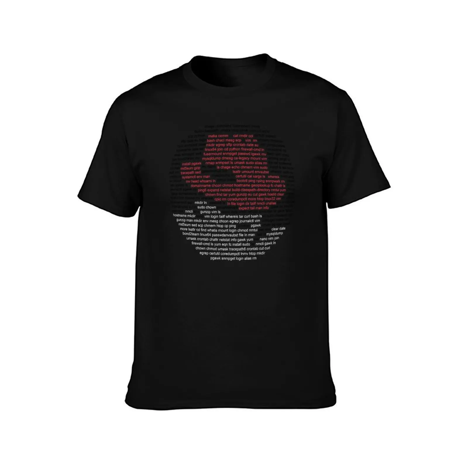 Red Hat - Commands T-Shirt Holiday Casual Short Sleeve Top T-Shirt