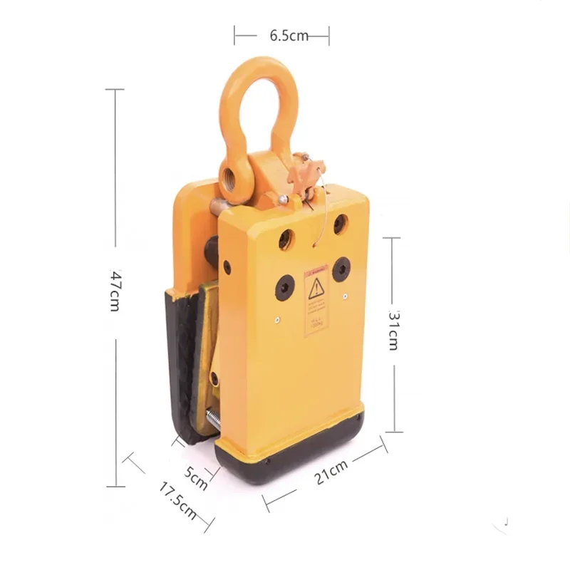 Hot Sell Stone Spreader Concrete Slab Slate Lift Fixture Granite Marble Lifting Black Rubber Grip