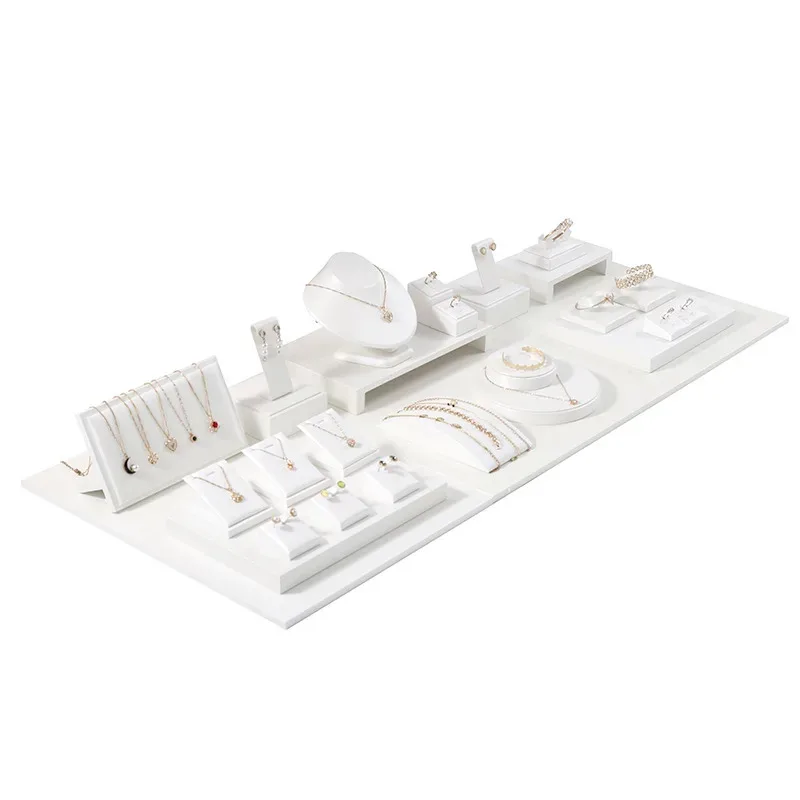 

Ювелирный магазин из искусственной кожи, витрина, кольцо, серьги, браслет, органайзер, поднос, подвеска, ожерелье, цепочка, держатель, подставка для шеи, витрина