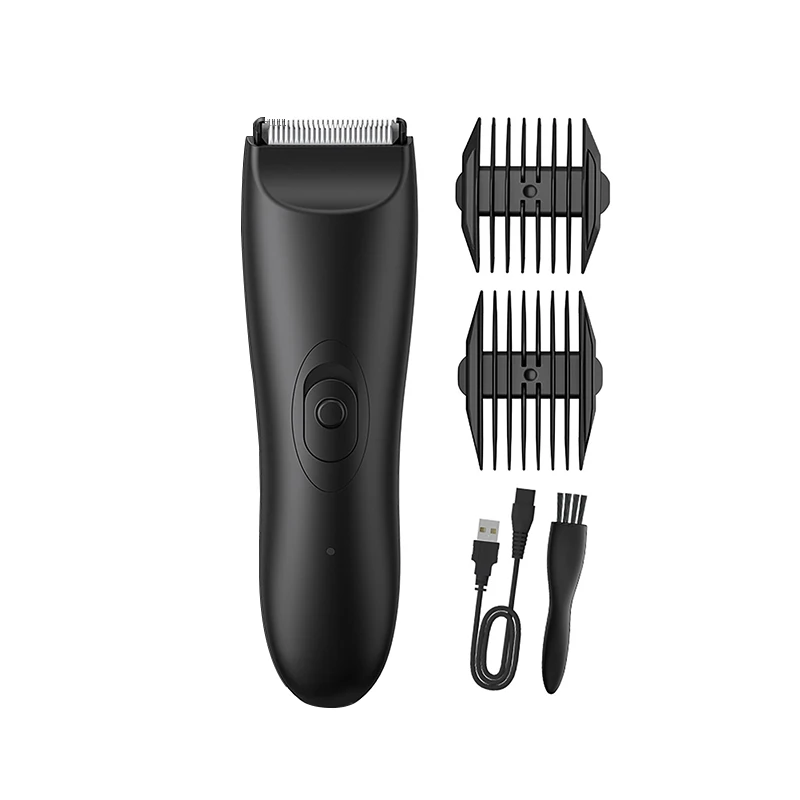 Men\'s Hair Clipper Beard Trimmers Intimate/Public Areas Razor Armpit Electric LED Clippers Chest/Leg/Body Hair Shavers Wet & Dry