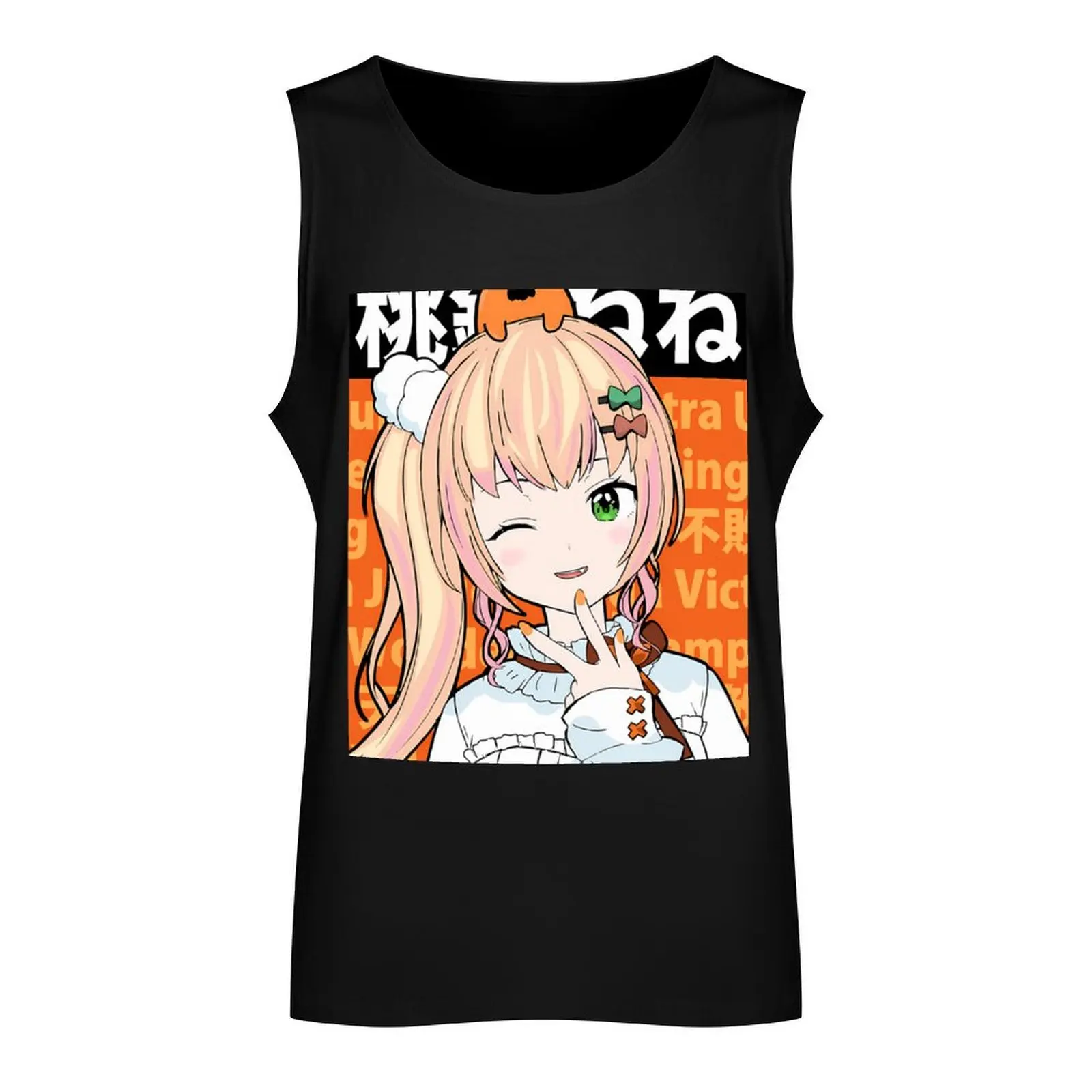 Hololive Momosuzu Nene Super Nenechi Tank Top sports suits gym t-shirts