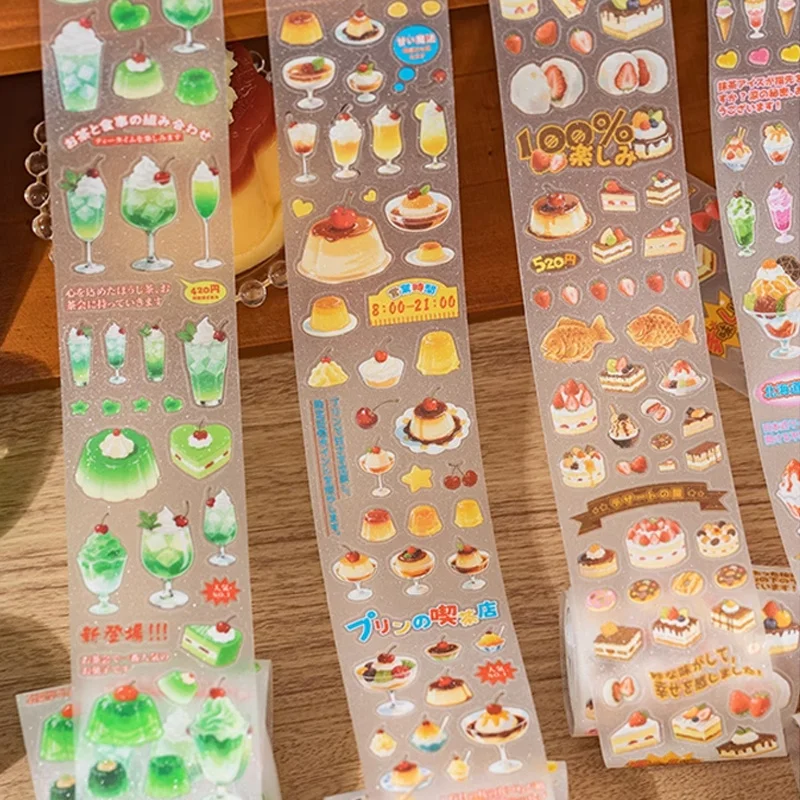 

4 рулона, магазин сладкого чая, старомодные наклейки, флэш-песок, высеченные ленты для домашних животных, материал для коллажа, фотоальбом «сделай сам», фоторамка