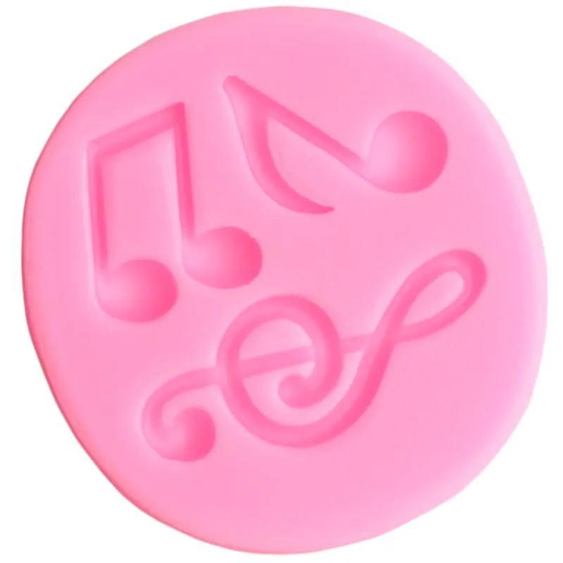 Music Notes Silicone Mold Chocolate Making Mould DIY Party Cupcake Topper Fondant Cake Decorating Tools Candy Clay Resin Moulds