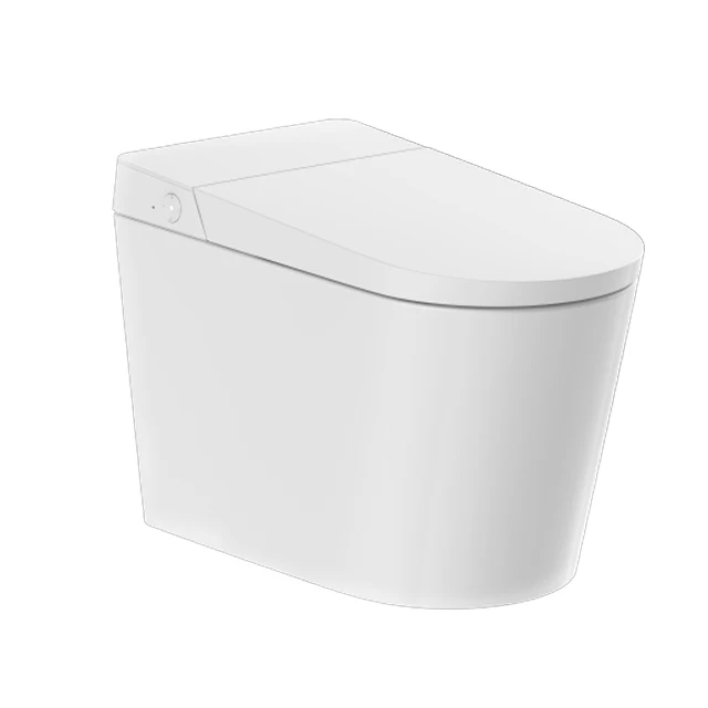 toilet cupc elegant design automatic ceramic white  bathroom modern automatic waterproof  smart toilet