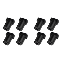 B23B 8Pcs Aluminum Alloy Bench Dog Clamp For T-Track Woodworking Workbench Positioning Planer Plug Fits 20Mm Dog Hole (Black)