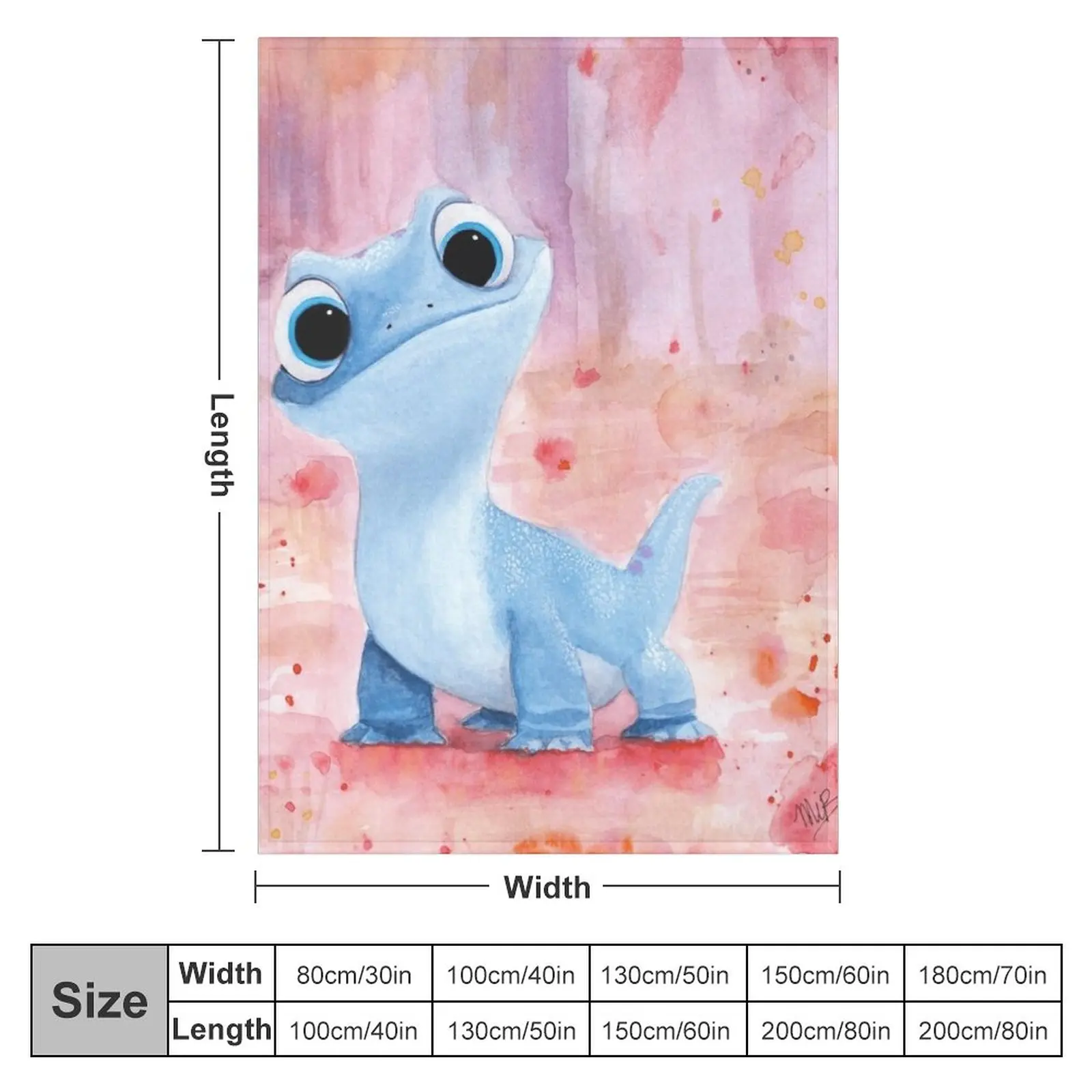 Bruni, the fire salamander Throw Blanket Kid'S Blanket Decorative Sofa Blankets Loose Blanket Summer