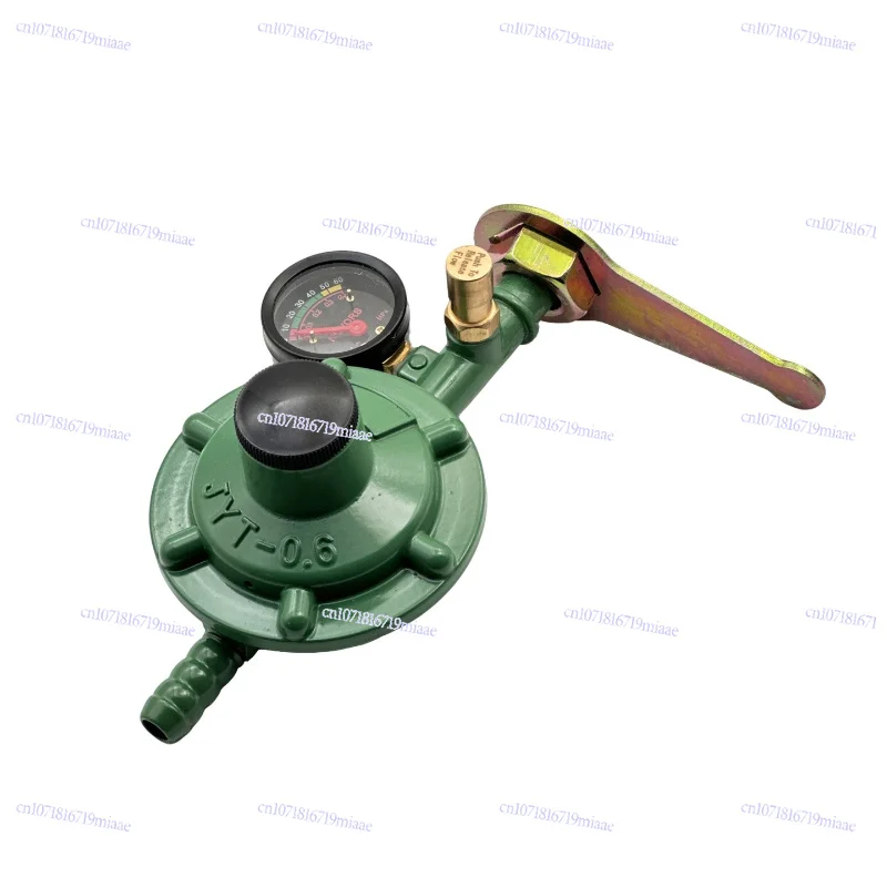 Direct sales household 0.6 liquefied gas pressure reducing valve, with strap, explosion-proof belt wrench, safety valve
