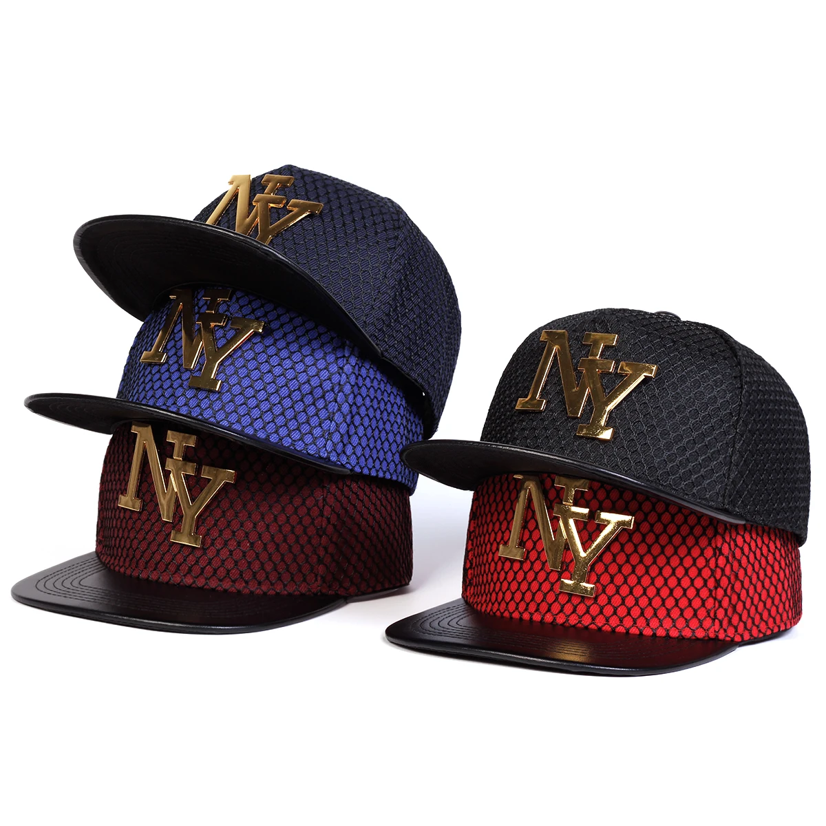 Unisex NY Letter Label Hip-hop Hats Fashion Spring Autumn Outdoor Adjustable Casual Baseball Caps Sunscreen Hat