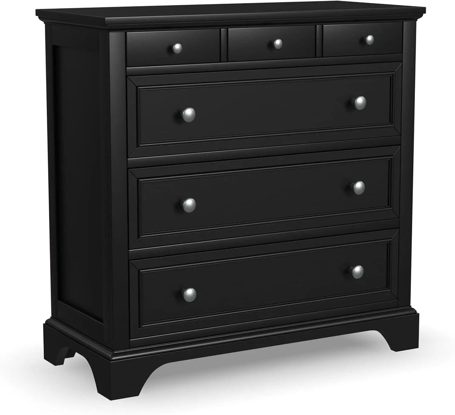 Black Four Drawer Chest by Home Styles