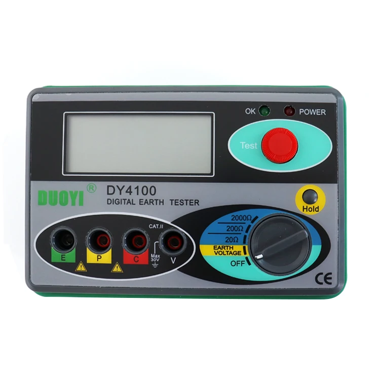 

Digital Earth Resistance Tester DY4100 Earth Tester Meter