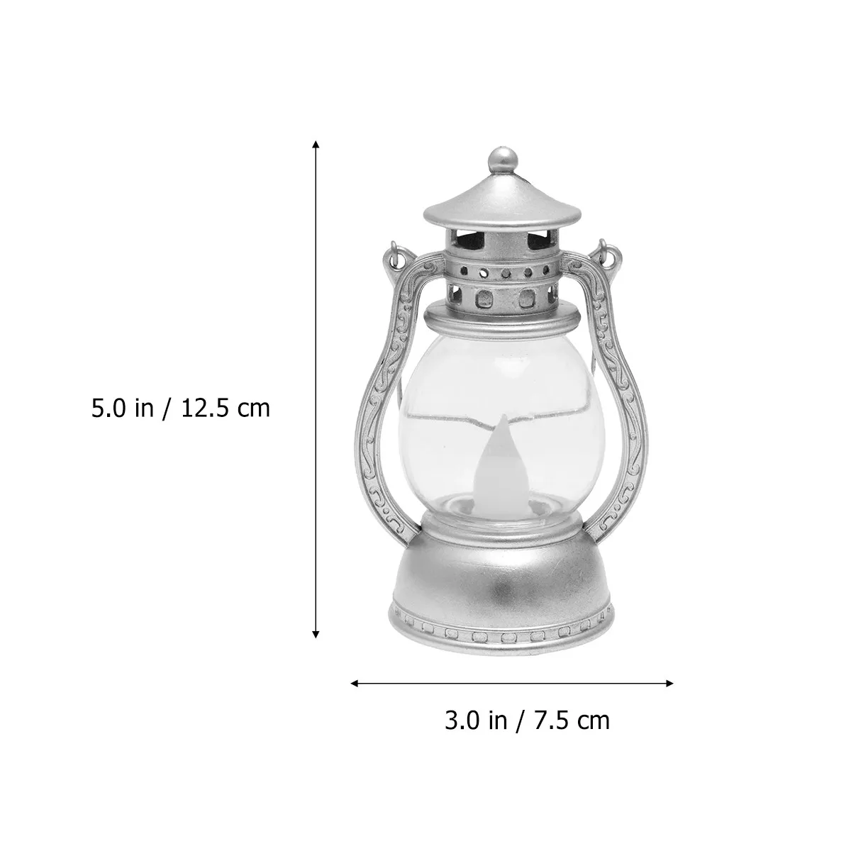 Silver Stimulation Lantern Portable Halloween Outdoor Indoor Halloween Lights Home Decor