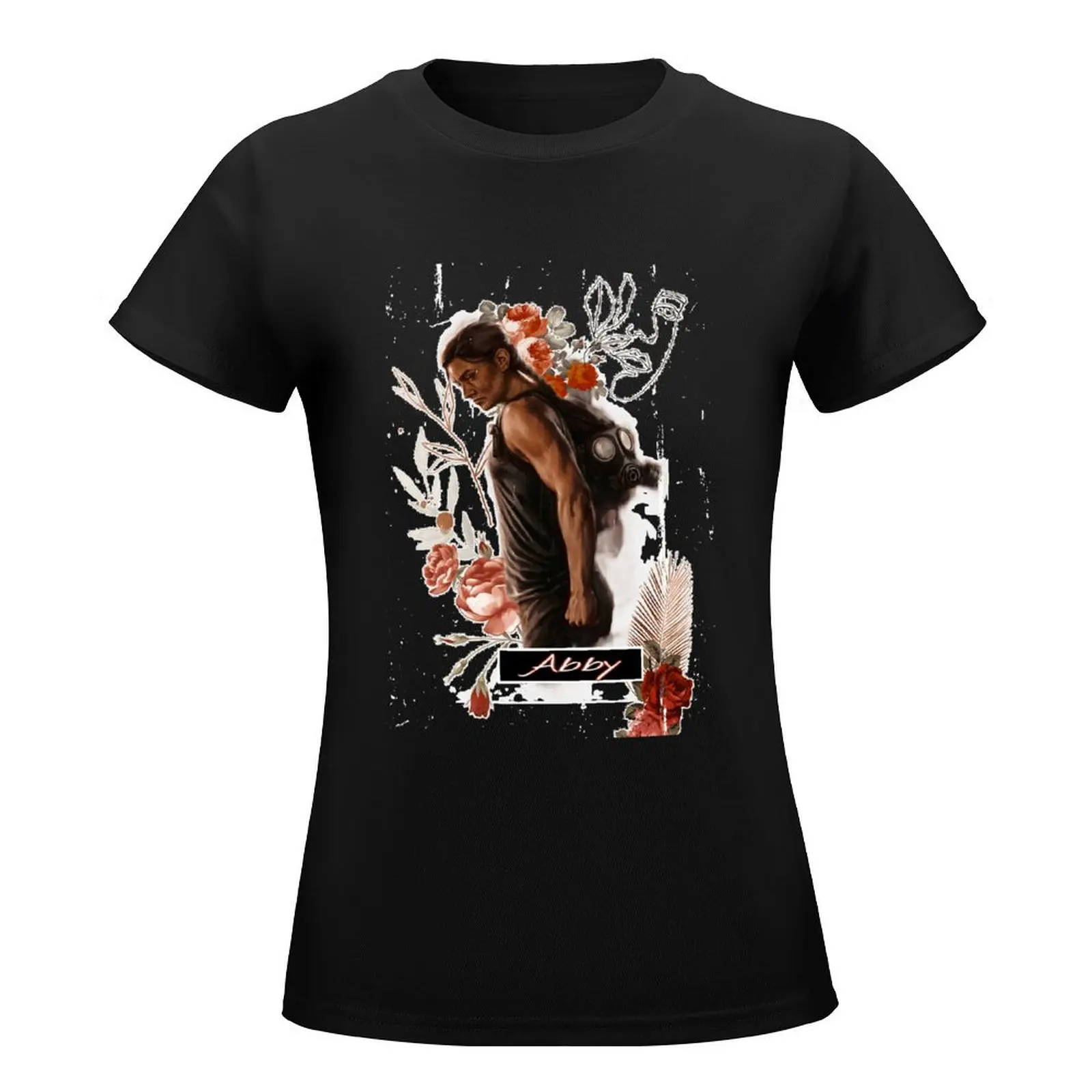 Abby anderson from TLOU2 T-Shirt plus sizes quick drying animal print cute tops graphic t-shirts for Women