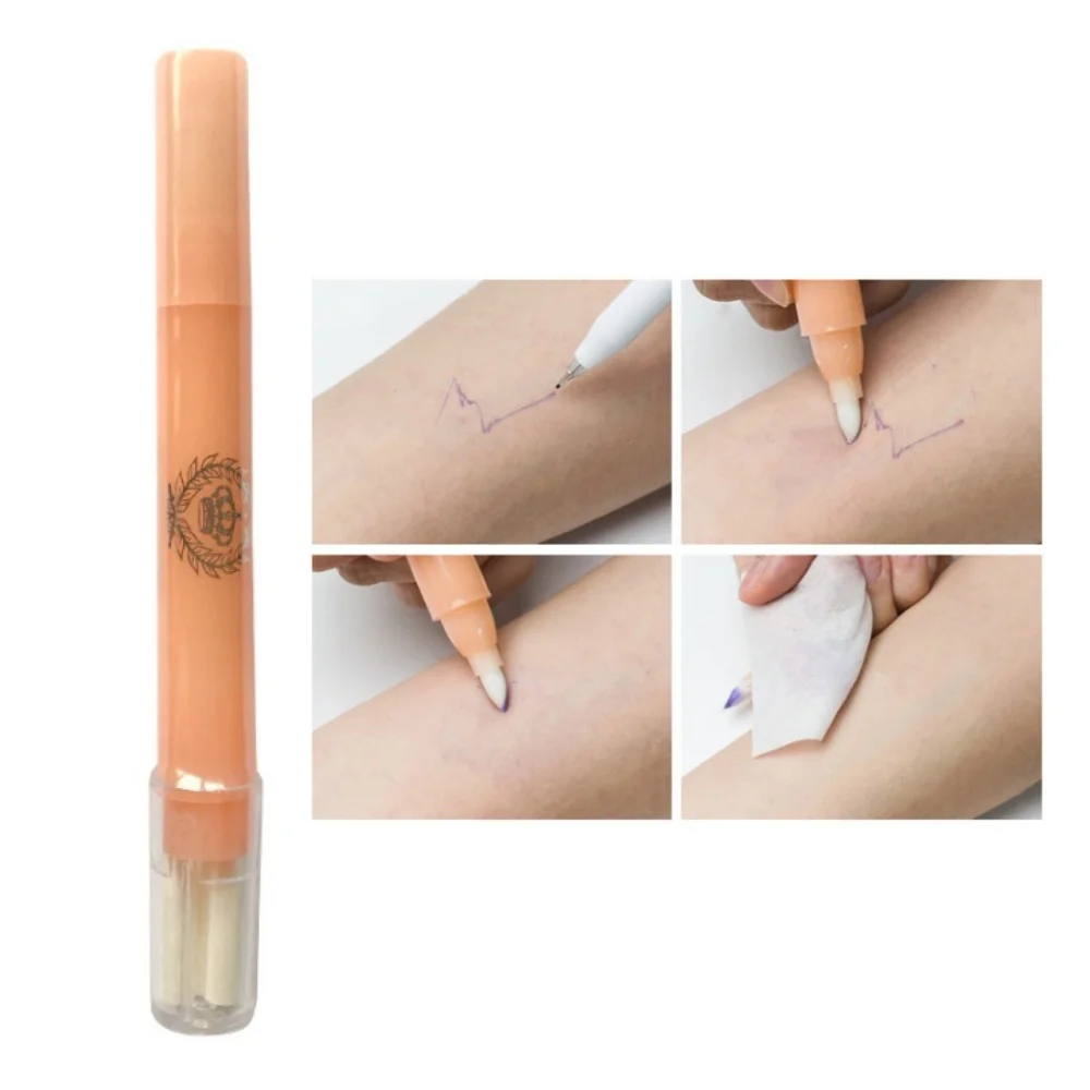

Remove Semi-Permanent Tattoo Eyebrow Design Skin Marker Pen Mark Magic Eraser Cleanser Pen Remover Tattoo Tool Accessories Salon