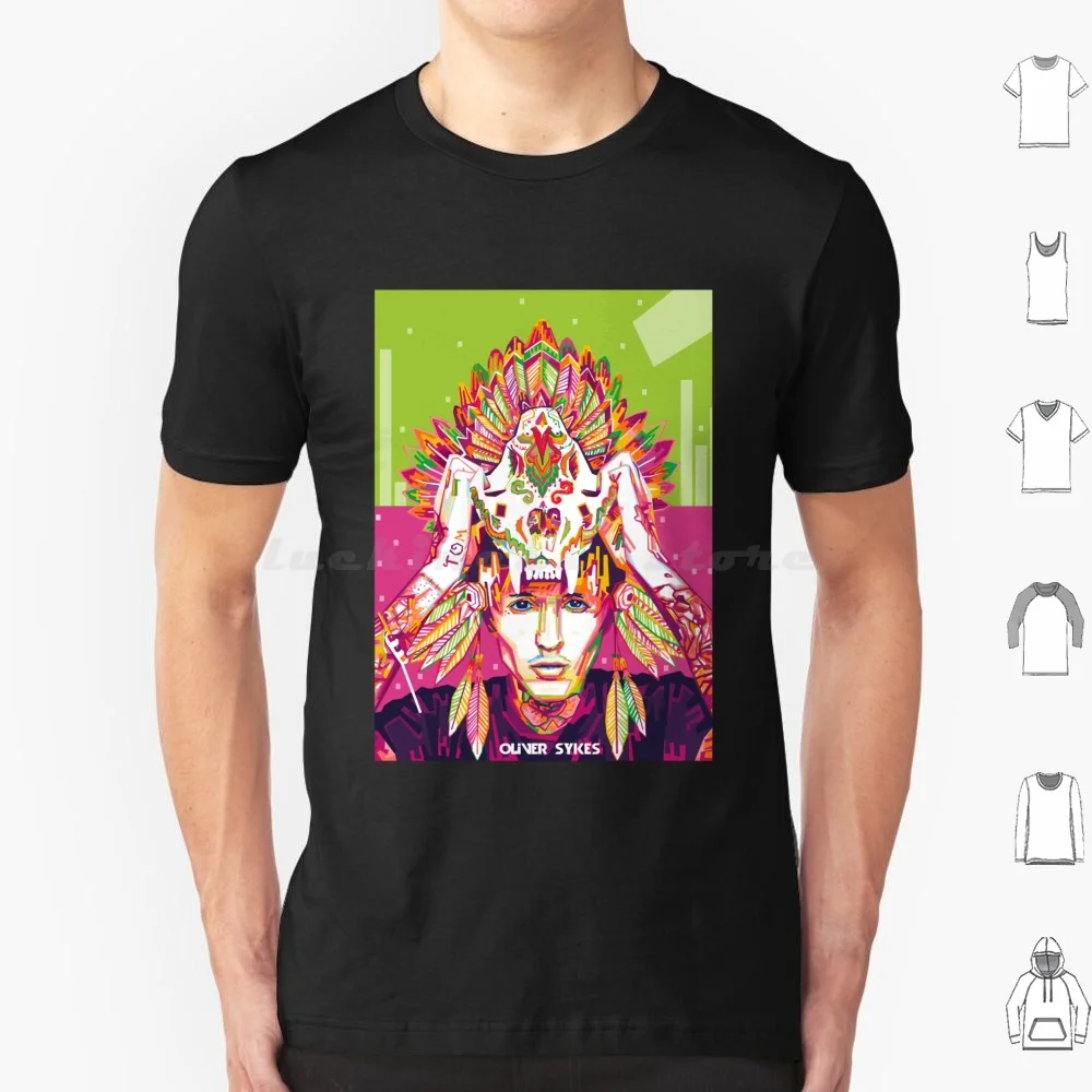 Oliver sykes bmth t camisa de algodão das mulheres dos homens diy impressão bmth música oliver sykes metal metalcore simplesiternal emo oli sykes tartaruga