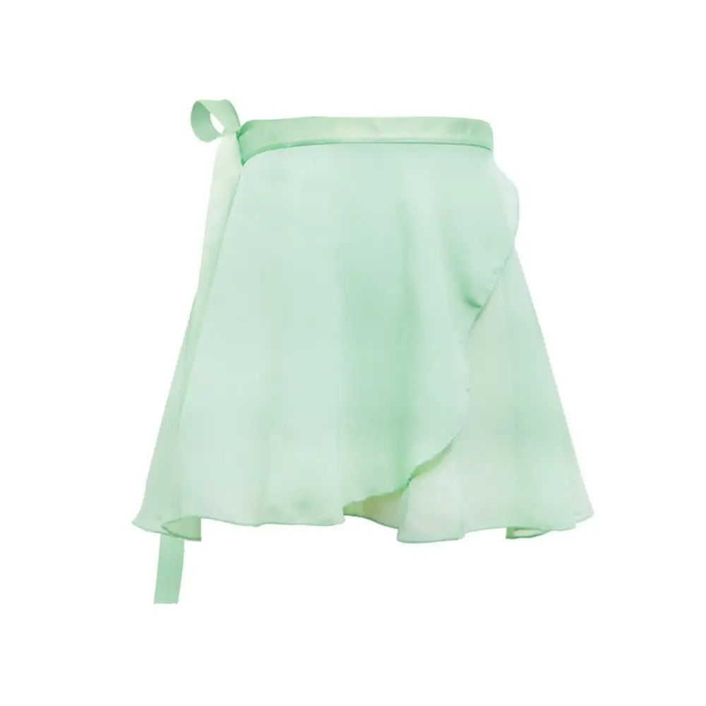 

Простая юбка-пачка для йоги на шнуровке, одежда для танцев, сетчатая тонкая юбка для балета и танцев, антибликовый тренировочный фартук, платье с запахом для йоги