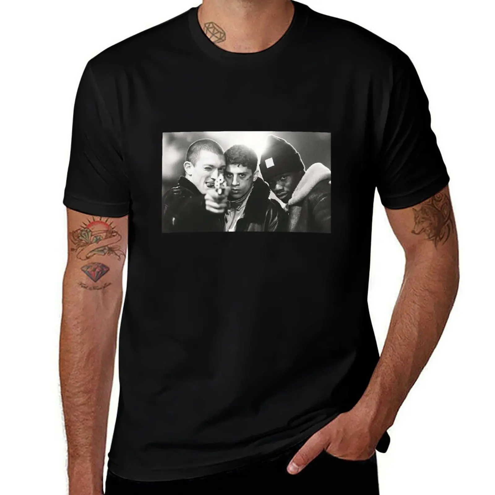 

LA HAINE T-Shirt summer clothes custom t-shirts topping black t-shirts for men