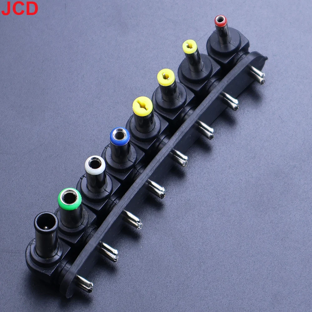 DC Power Male Plug Connector 2Pin Charger Adapter 5.5x2.5/2.1/1.7/4.8x1.7/4.0x1.7/3.5x1.35mm For HP DELL Laptop Notebook Compute