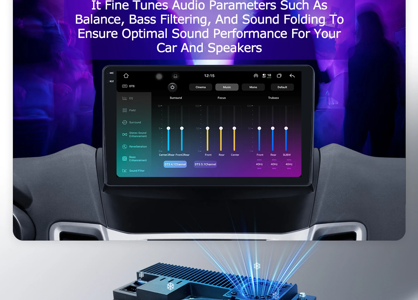 Für Ford C-MAX Kuga 2 Escape 3 2012-2019 Android 16 Auto-Radio Kabelloses Carplay GPS-Navigationsdisplay Stereo-Video-Tools BT – Detail 18