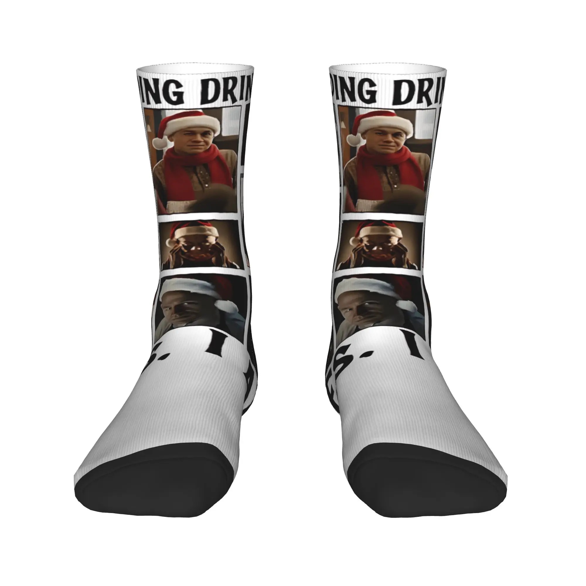 飲みに行くよ、そうです、クリスマスストッキング、チャーリー・ハンナム、エド・ゲイン、プリントソックス、冬用抗菌ソックス、ソフトソックス
