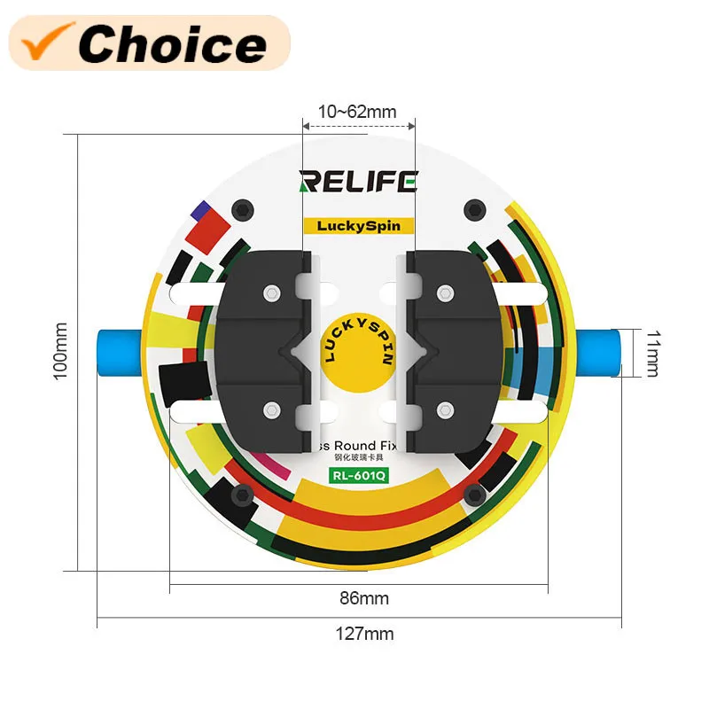 

RELILFE RL-601Q закаленное изолированное стекло, крепления для материнской платы мобильного телефона, микросхема процессора, прецизионный ремонт, зажимное приспособление